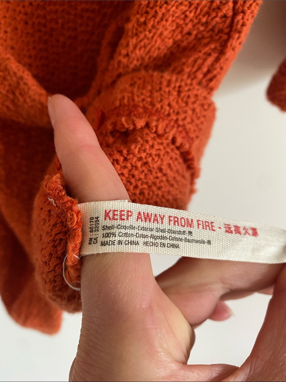 Free People Day Dreaming 100% Cotton Oversized Cardigan Malibu Orange | - Picture 6 of 8